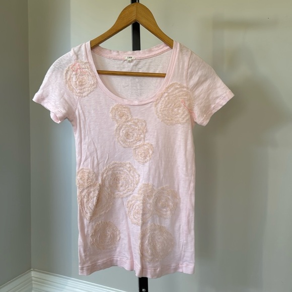 J Crew women’s blouse size small pink rose - Picture 1 of 4